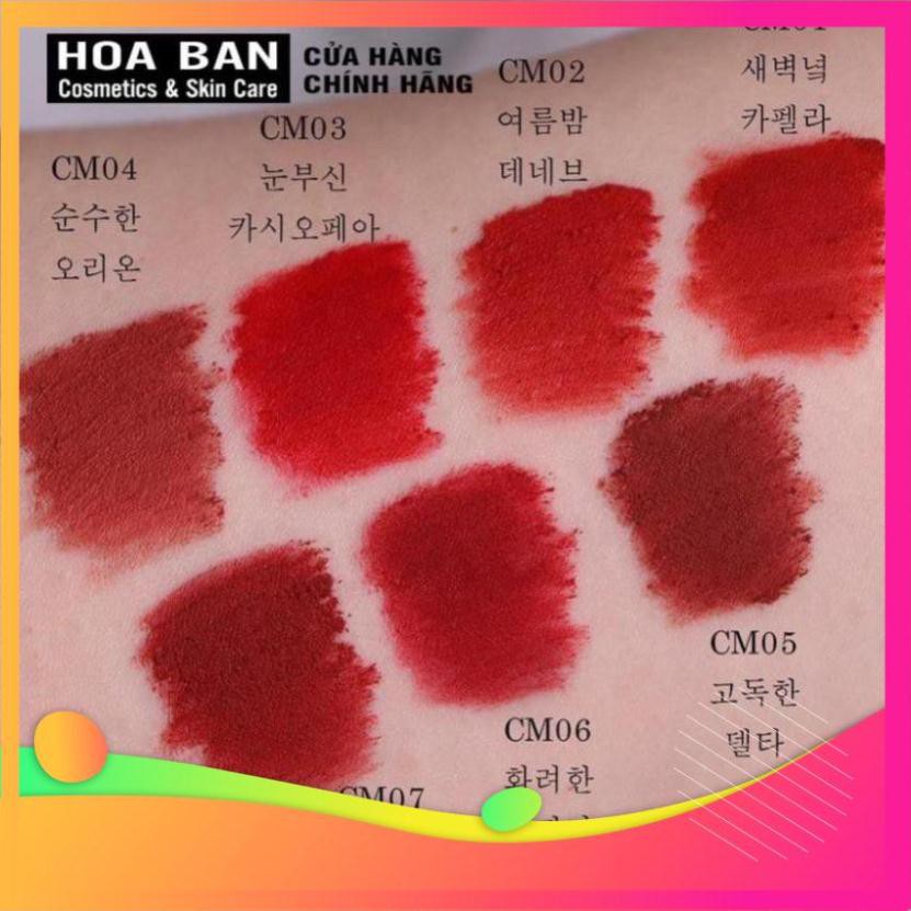 [FREESHIP-CHUẨN AUTH] Son Black Rouge Cream Matt Rouge Color Chart Son Kem Lì - HB0010 | BigBuy360 - bigbuy360.vn