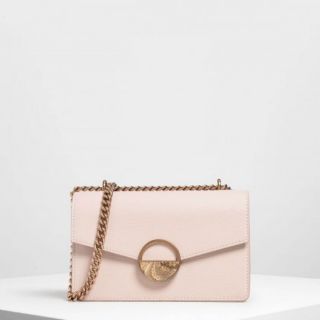 Túi xách C&K màu hồng