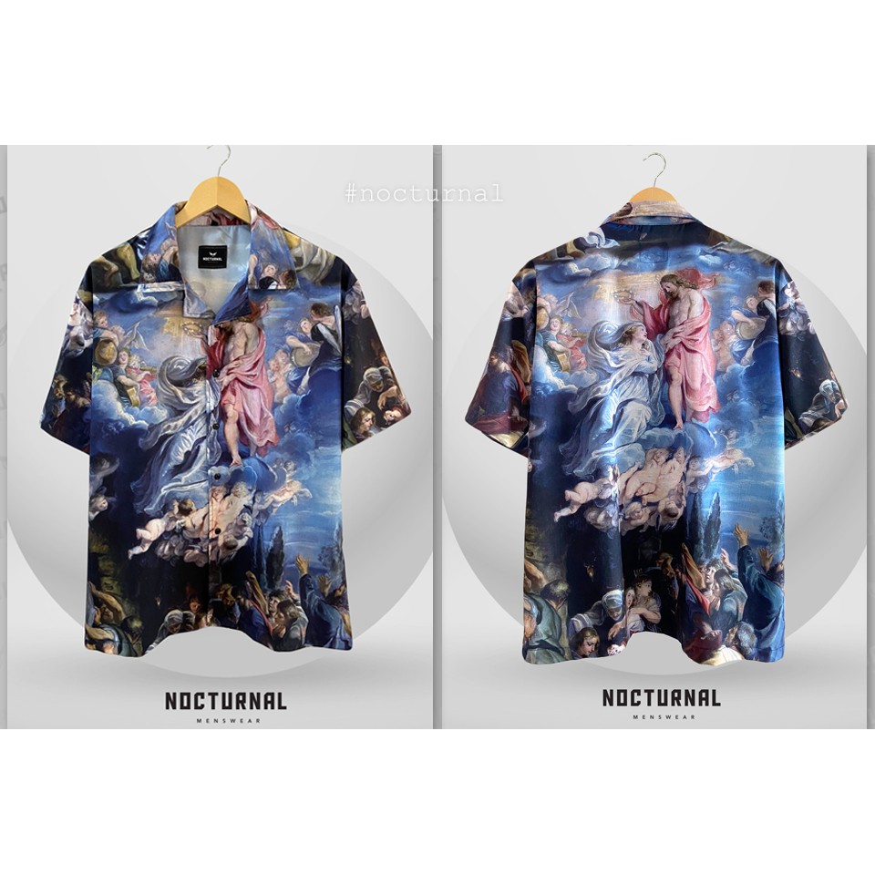 ÁO SƠ MI FULLPRINT CỔ VEST RENAISSANCE UNISEX NOCTURNAL