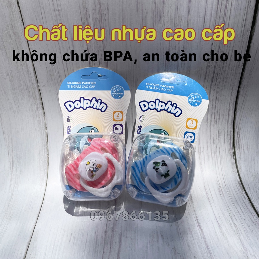 Ti giả - Núm vú giả DOLPHIN cao cấp cho bé - DP-026A