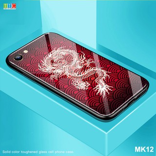 Ốp lưng Oppo F1s in 3D hình rồng sang trọng (mặt lưng kính cường lực)