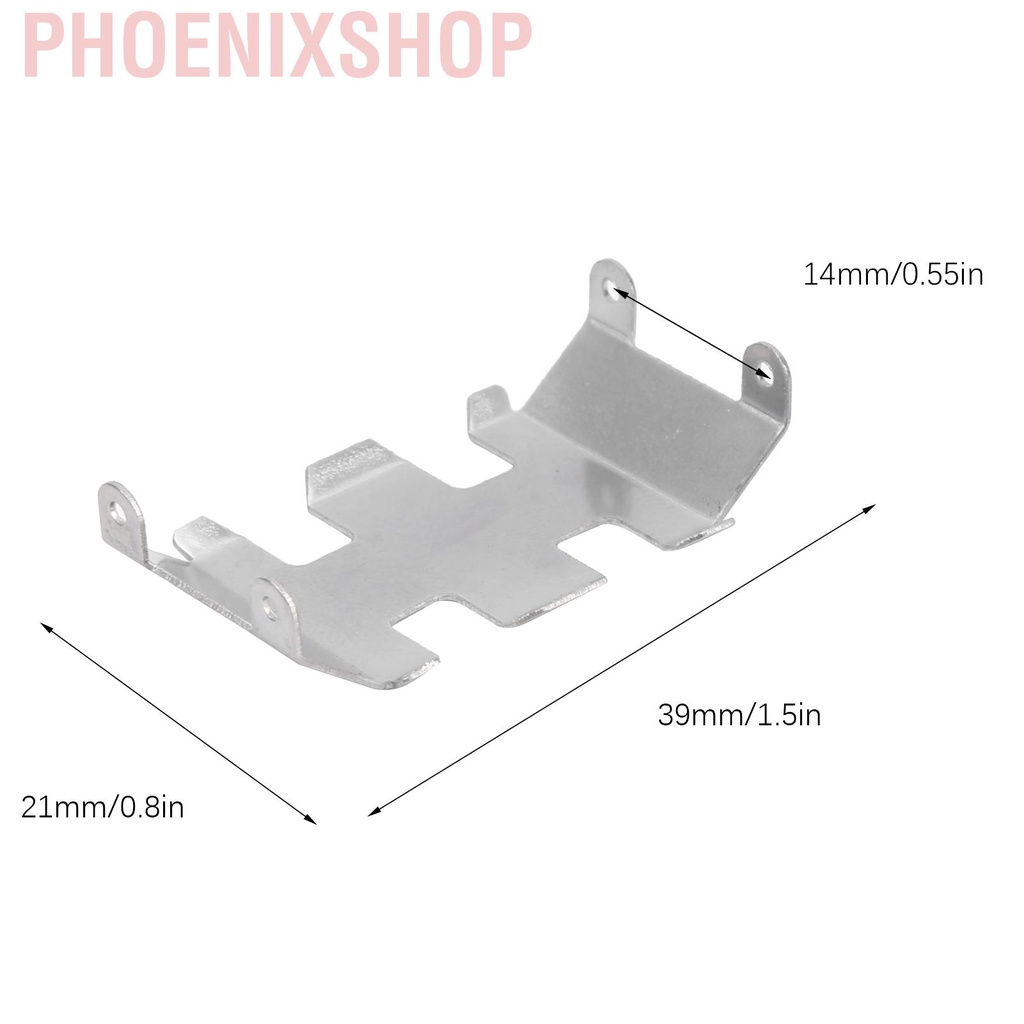 Bộ Tấm Chắn Bảo Vệ Phía Trước / Sau Bằng Thép Không Gỉ Cho Axial Scx24 90081