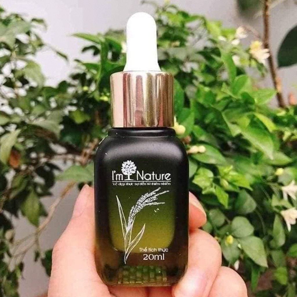 Serum Dầu Gạo Và Collagen I'm Nature _ Dưỡng Da Căng Bóng Mịn Màng _ Làm Sáng Và Tái Tạo Da Hiệu Quả