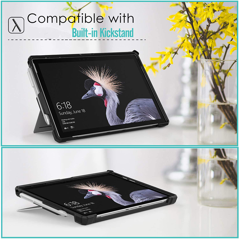 Ốp Máy Tính Bảng Có Giá Đỡ Bút Cho Microsoft Surface Pro 7 Pro 6 Pro 5 Pro 4 Surface Go 2