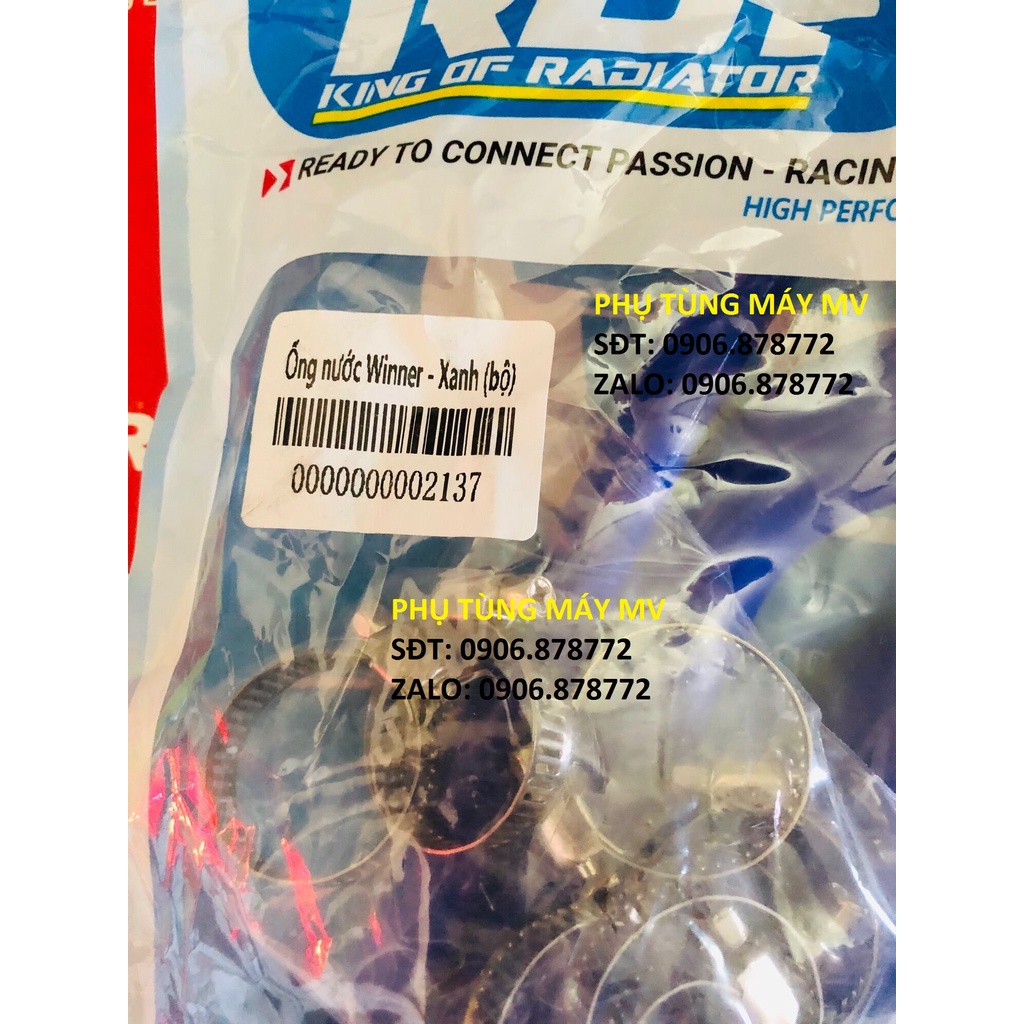 Ống nước RDT và SAMCO dành cho Ex135.150/ Ex155 VVA/ Winner Sonic/ Raider Satria. Yêu Thích ❤️❤️❤️