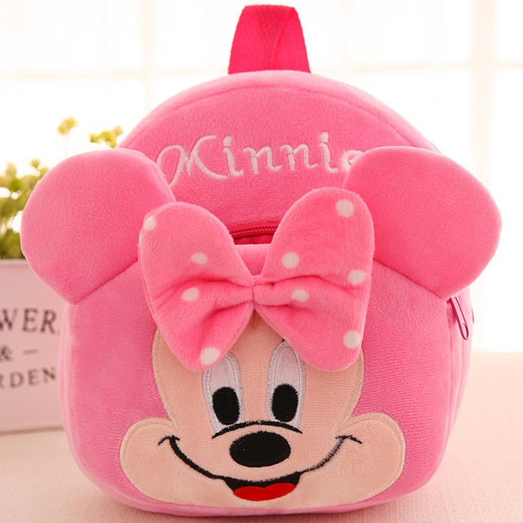 [ HCM ] Balo cho bé trai - gái mầm non / mẫu giáo hoạt hình , ba lô trẻ em mẫu nhung mịn siêu cute