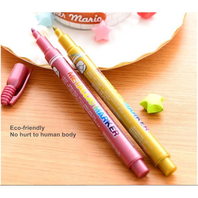 Bút nhũ viết thiệp ngòi 1.2mm viết thiệp,trang trí lưu bút nhiều màu