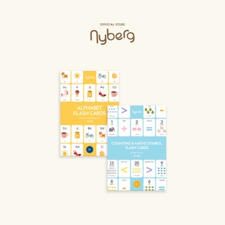 Combo thẻ học Bảng chữ cái tiếng Anh và Số đếm tiếng Anh Nyberg