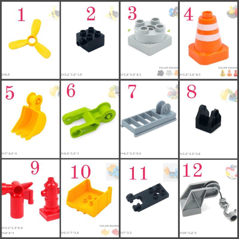 Lego duplo chi tiết ghép nối