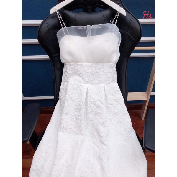 Váy dây ngọc dáng dài HS6