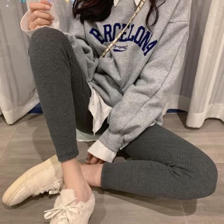 Quần legging gân quảng châu viền đỏ 02