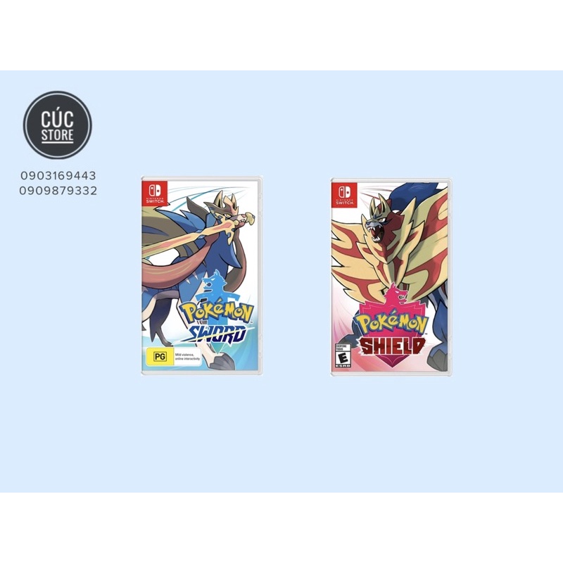 Băng chơi game Nintendo Switch: Pokemon Sword / Pokemon Shield