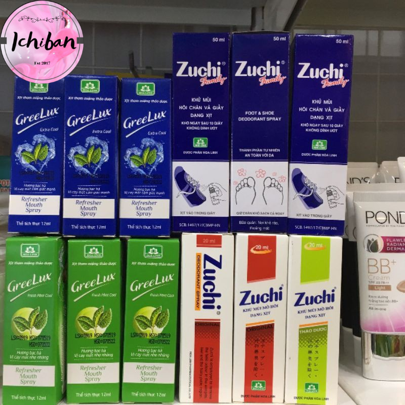 Xịt thơm miệng ngăn ngừa vi khuẩn GreeLux 12ml