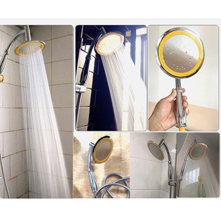 Bộ sen tắm tăng áp 9002 ( Tay sen tăng áp + dây sen inox + đế cài sen )