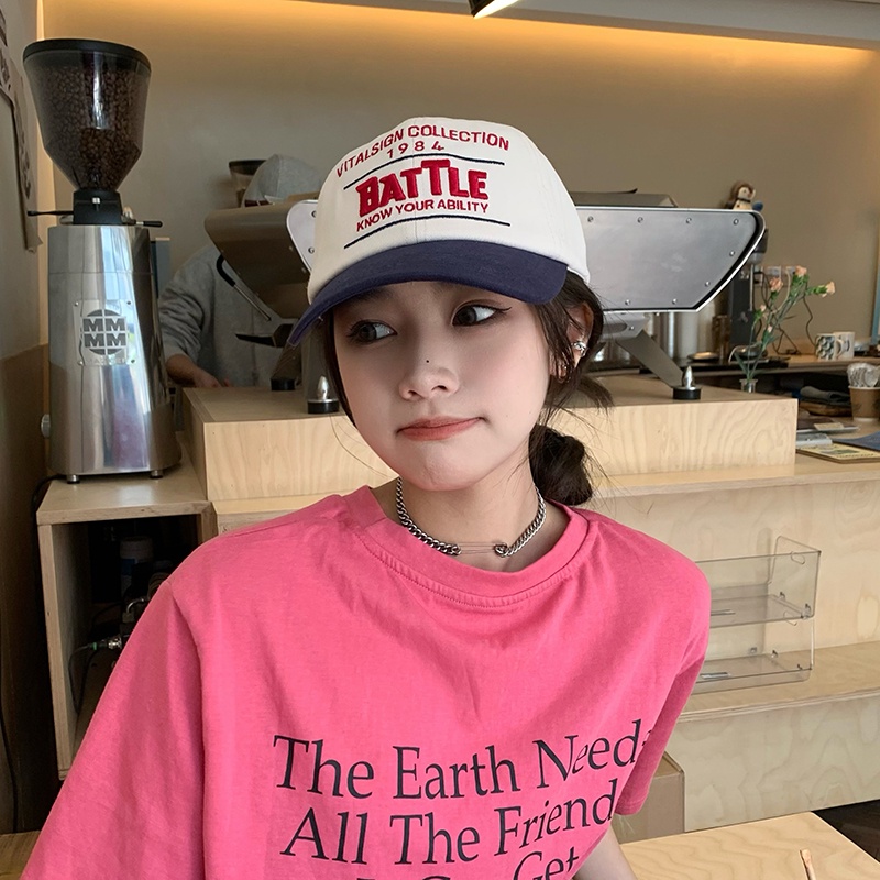 Mũ lưỡi trai Mg STUDIO thêu chữ đơn giản