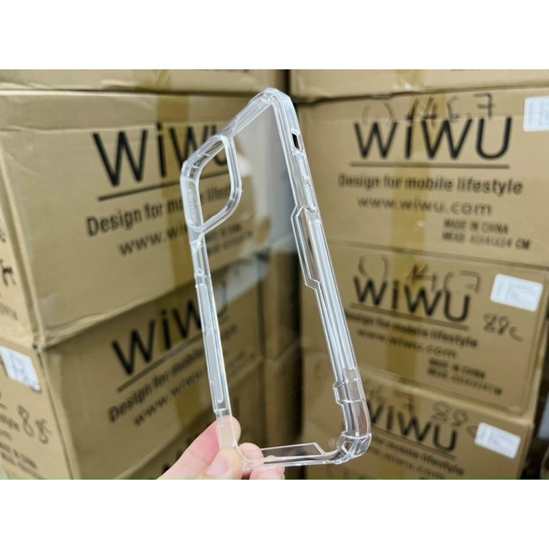 Ốp lưng Nillkin trong suốt cho iPhone 14 Pro, 14 Pro Max  lưng trong cứng viền dẻo chống sốc