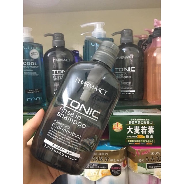 Dầu gội dành cho nam Tonic Pharmaact 600ml Nhật Bản