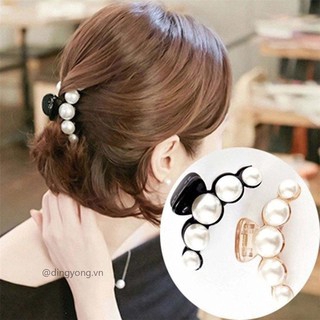 Kẹp Tóc Càng Cua Đính Ngọc