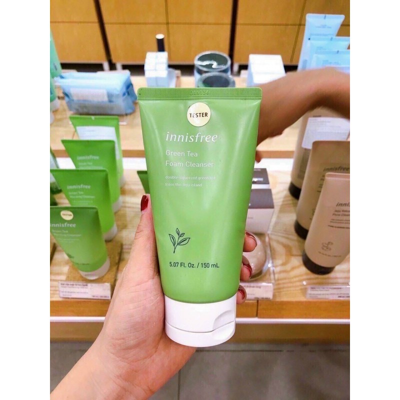 Sữa rửa mặt Innisfree Green Tea là sữa rửa mặt thuộc hãng Innisfree Hàn Quốc🍃