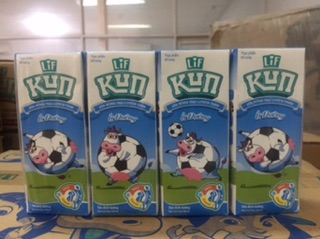 Thùng 48 Hộp Sữa Kun Ít Đường 180ml