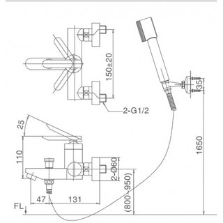 Sen tắm nóng lạnh Inax BFV-4000S
