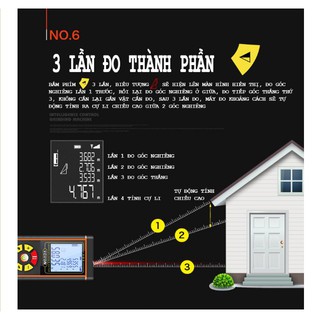 MÁY ĐO KHOẢNG CÁCH BẰNG TIA LASER VCHON H40
