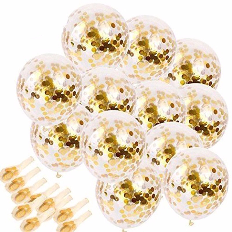 10pcs/Set Latex Balloon Wedding Party Birthday Decoration 12&quot; Confetti Balloons