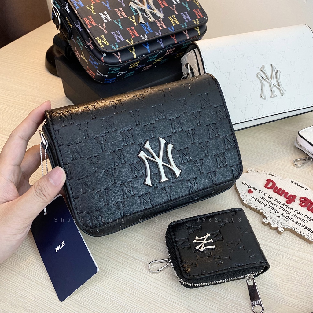 Túi NY Mini Monogram đeo chéo style Hàn Quốc fullbox 4 màu size 18