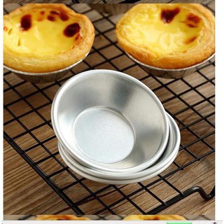 Khuôn nhôm trơn bánh Tart trứng 7CM