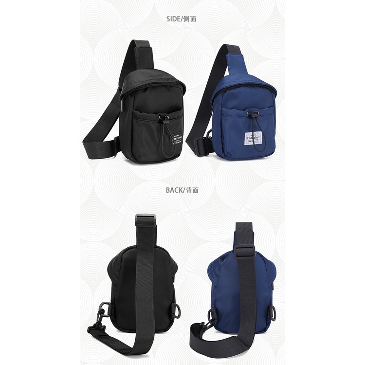 Túi đeo chéo trước ngực mini phong cách thể thao thời trang cho nam và nữ