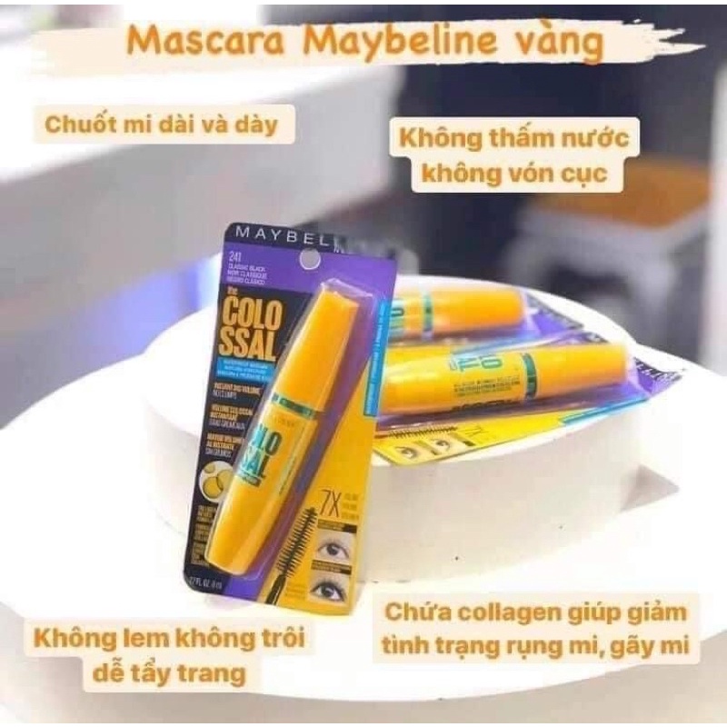 [Mã Hoangdieumylinh giảm 8% Đơn 250K] Mascara Dày Mi Cực Đại Maybelline New York Colossal Big Shot Không Lem, Trôi 10ml | BigBuy360 - bigbuy360.vn
