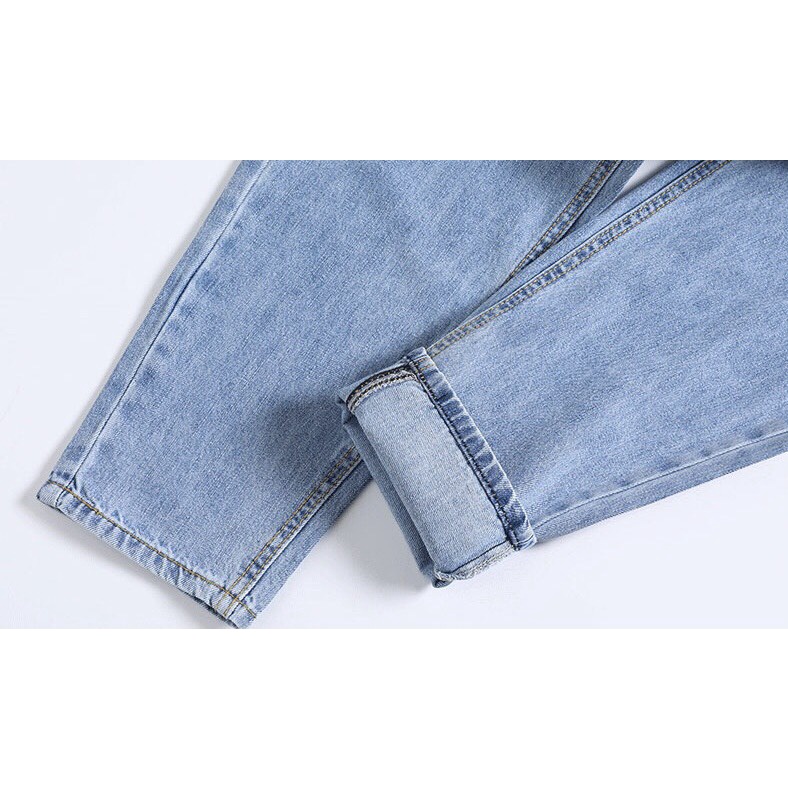 Quần jean nữ , baggy ống suông đứng TX-01 hottreed 2021