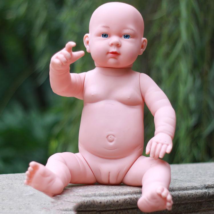 Búp Bê Mô Phỏng Em Bé Trai Sơ Sinh Silicone - Cao 41cm