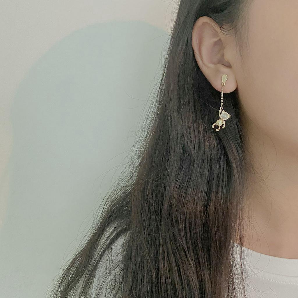 Bông Tai Hình Gấu Hoạt Hình Dễ Thương 23557