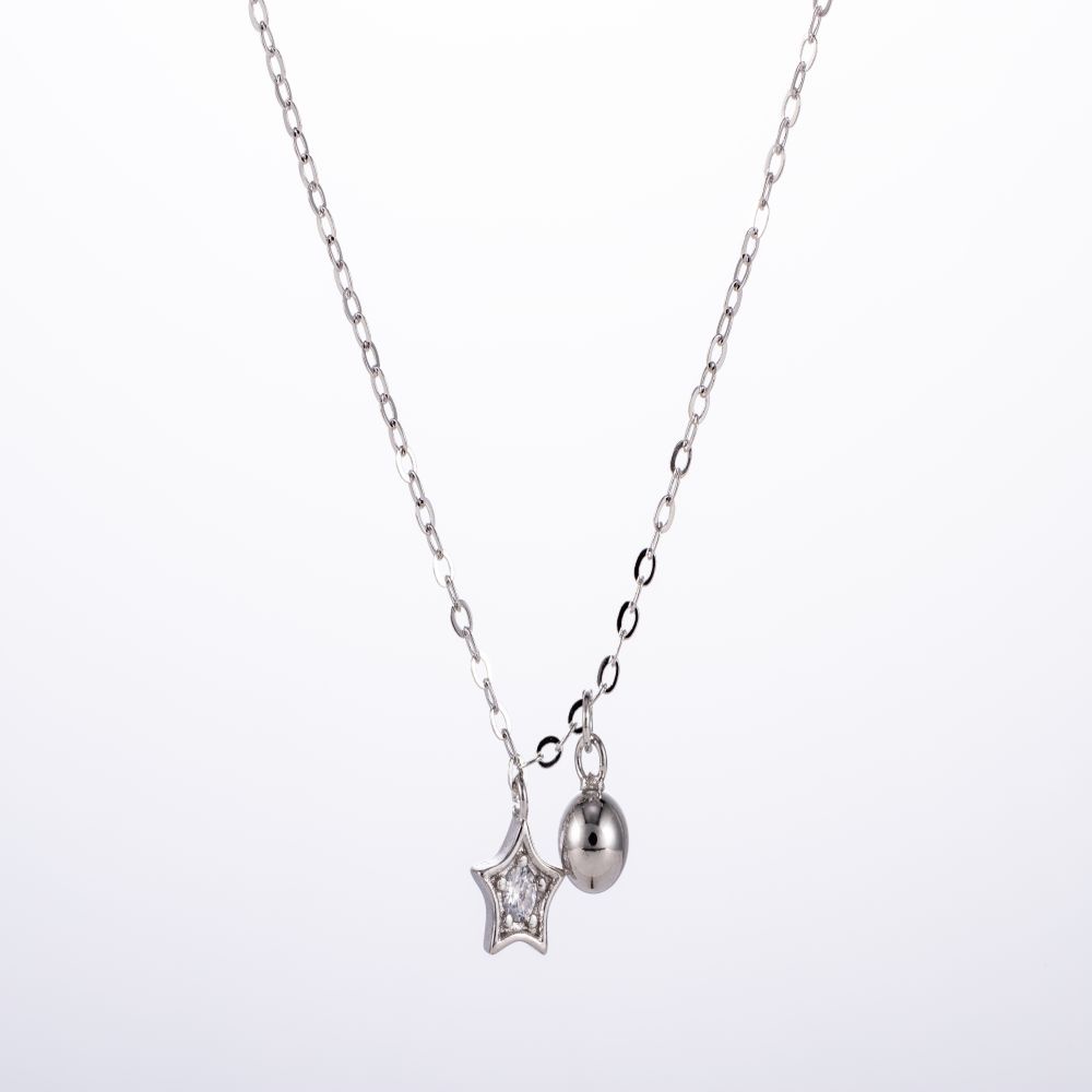 Vòng cổ Ngắn Phối Mặt Hình Ngôi Sao Năm Cánh Phong Cách Cổ Điển