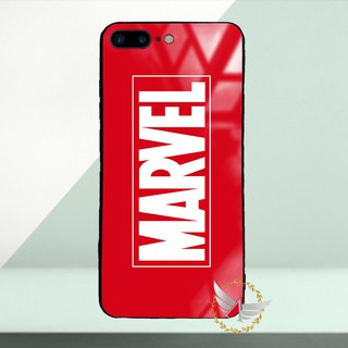 Ốp lưng kính cường lực iPhone 7 Plus, iPhone 8 Plus hình Marvel