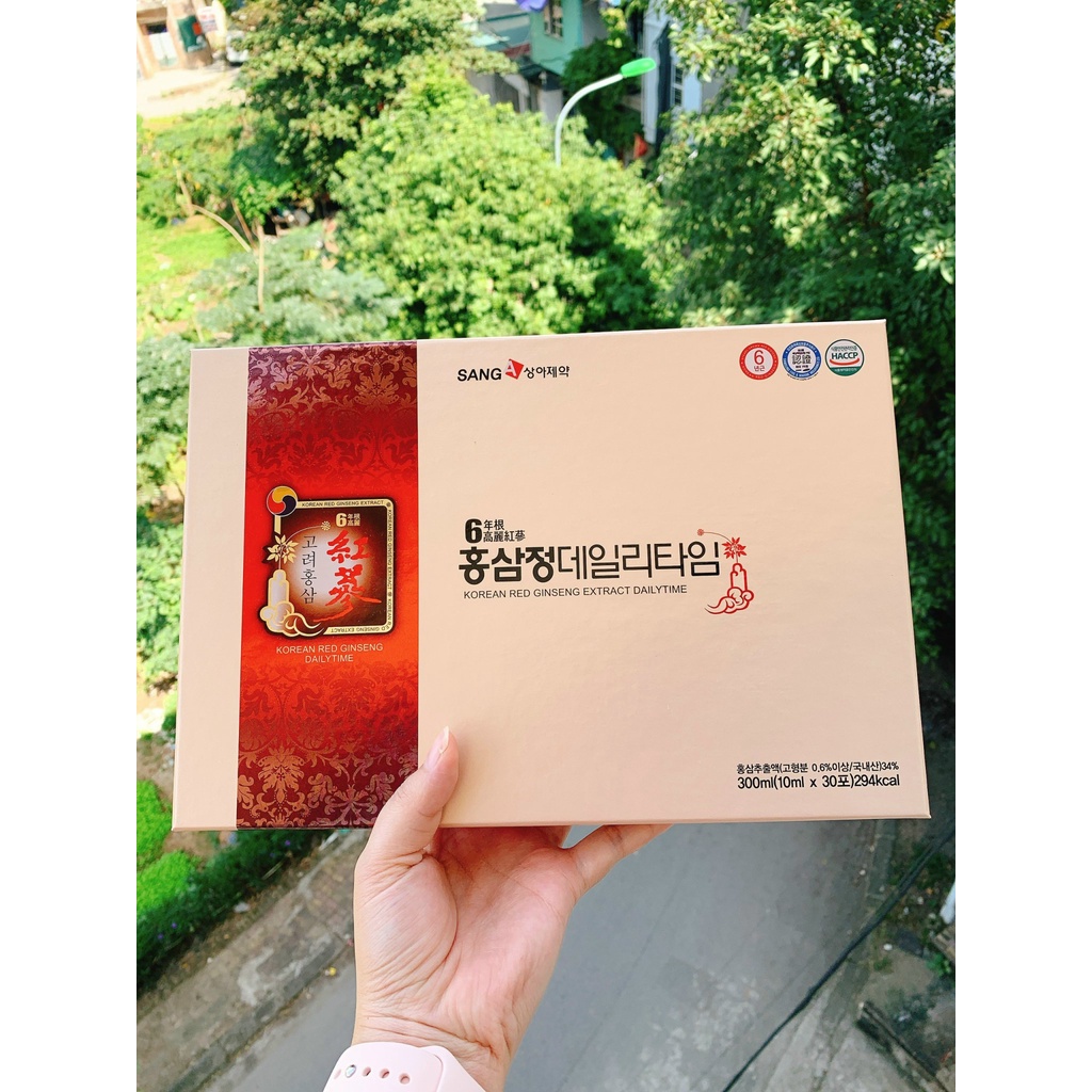 Nước hồng sâm cho người lớn Sanga Hàn Quốc - Hộp 30gói