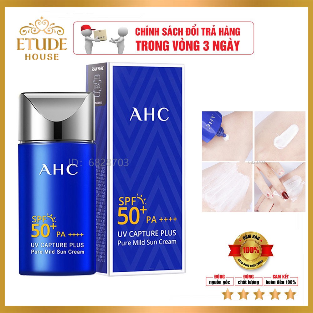 Kem Chống Nắng Ahc 50ml. Chống nắng &amp; Dưỡng ẩm, không nhờn rít - Phù hợp với mọi loại da