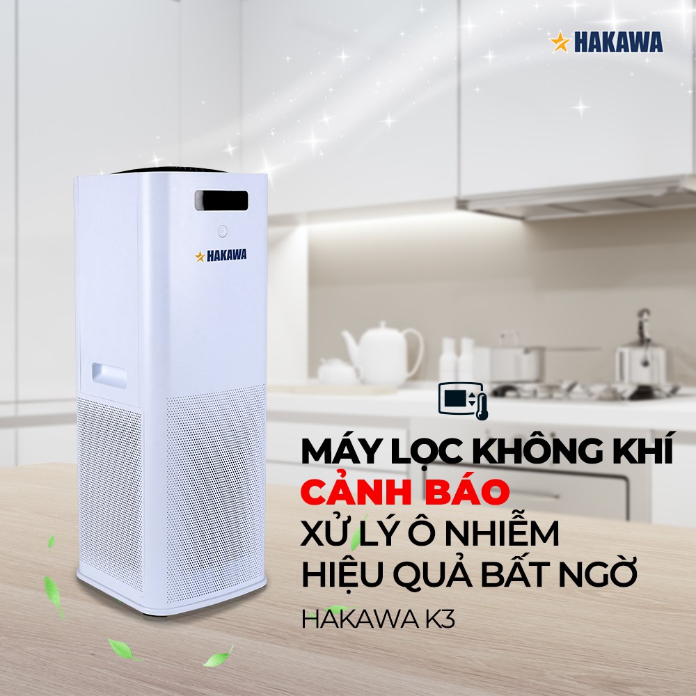 Máy lọc không khí cao cấp HAKAWA - HK-K3 - bảo hành chính hãng 2 năm