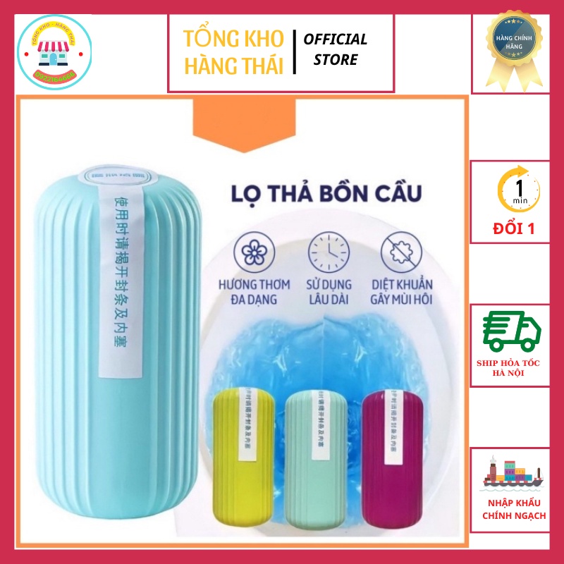 Thả Bồn Cầu Phiên Bản Cải Tiến 3in1 với 4 Mùi TỐT + SẠCH + XANH Vệ Sinh và Tiện Dụng ( tongkhohangthai1) SP200102
