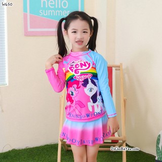 Đồ bơi trẻ em gái tay dài
