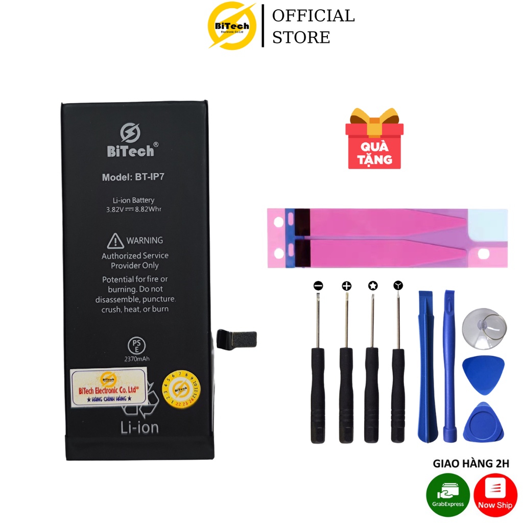 Pin điện thoại dung lượng cao BITECH BT-7G ( dung lượng 2370 mAh )