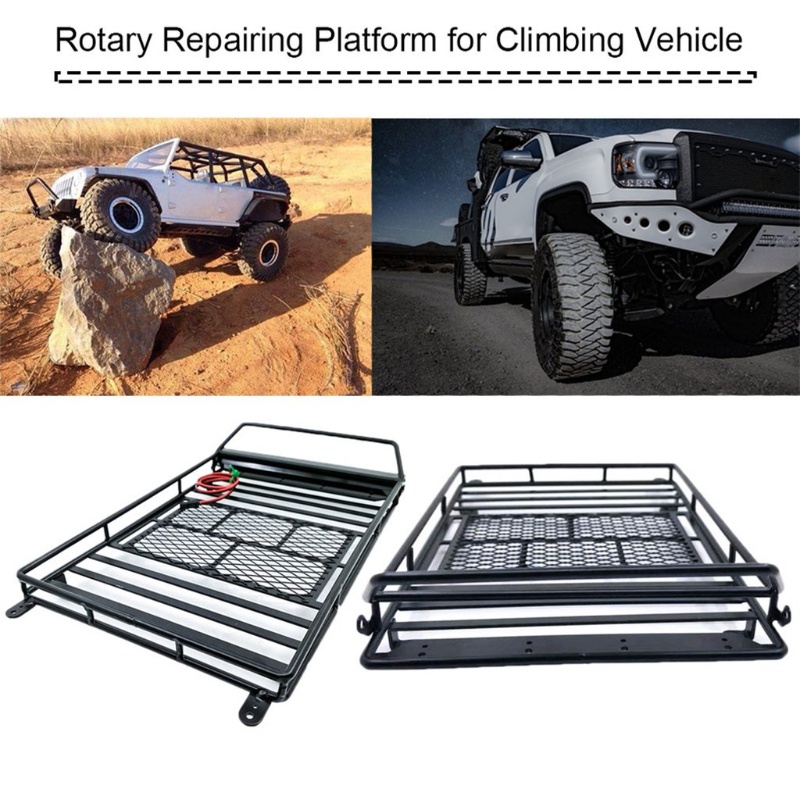 Giá đỡ hành lý gắn trên nóc xe hơi điều khiển từ xa Axial SCX10 90046 TRX4 tỉ lệ 1/10