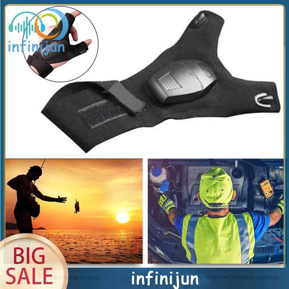 Găng Tay Câu Cá Có Đèn LED