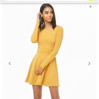 Đầm tay dài f21 xinh xoè