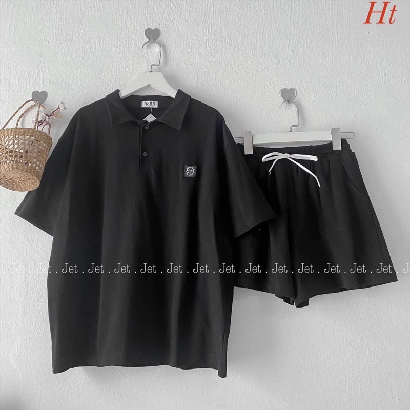 Bộ đùi polo logo bò sữa H2B666