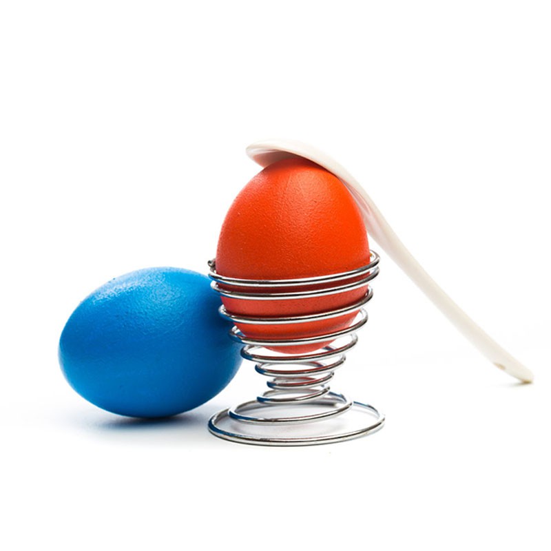 Đế đựng trứng luộc ăn sáng bằng kim loại cho nhà bếp