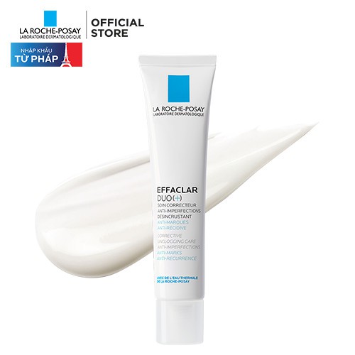 La Roche-Posay Kem dưỡng da thông thoáng lỗ chân lông ngừa thâm và mụn Effaclar Duo+ 40ml [Chính Hãng]