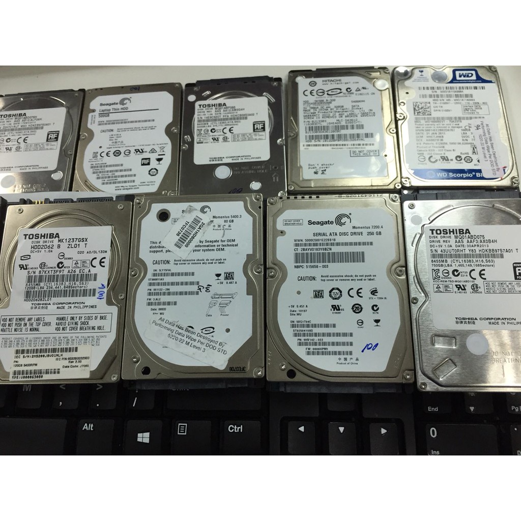 Ổ cứng HDD 500GB 320G 250G 160G 120G 80G SATA III 2.5'' Hoạt động tốt dùng cho LAPTOP, PC nhiều hãng