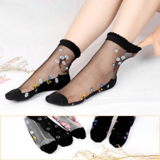 Tất Nữ Pha Lê Thời Trang Nhật Bản (T023) Hàng Loại Đẹp.